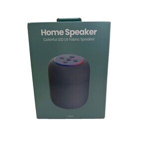 Gems LED Fabric Wireless Bluetooth Speaker – Portable Home Speaker